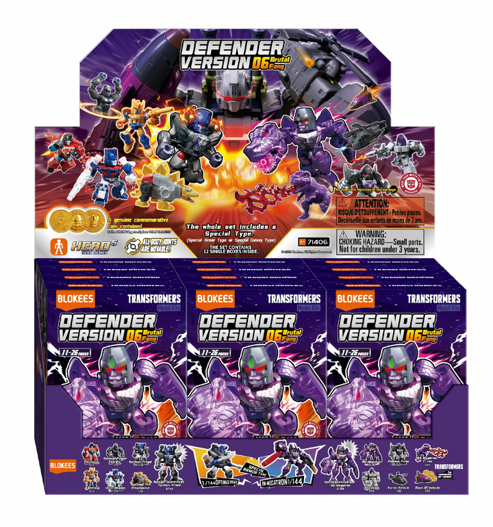 Blind Box - Transformers Defender Version 06 Brutal Fang