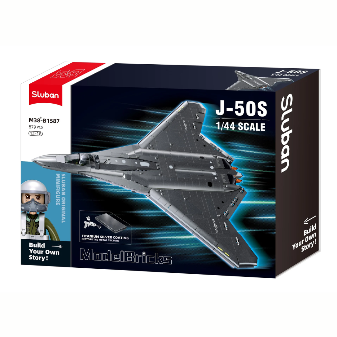 J50  STEALTH FIGHTER  879PCS