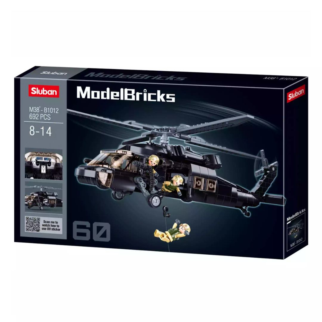 MB HELICOPTER BLACK HAWK 692 PCS