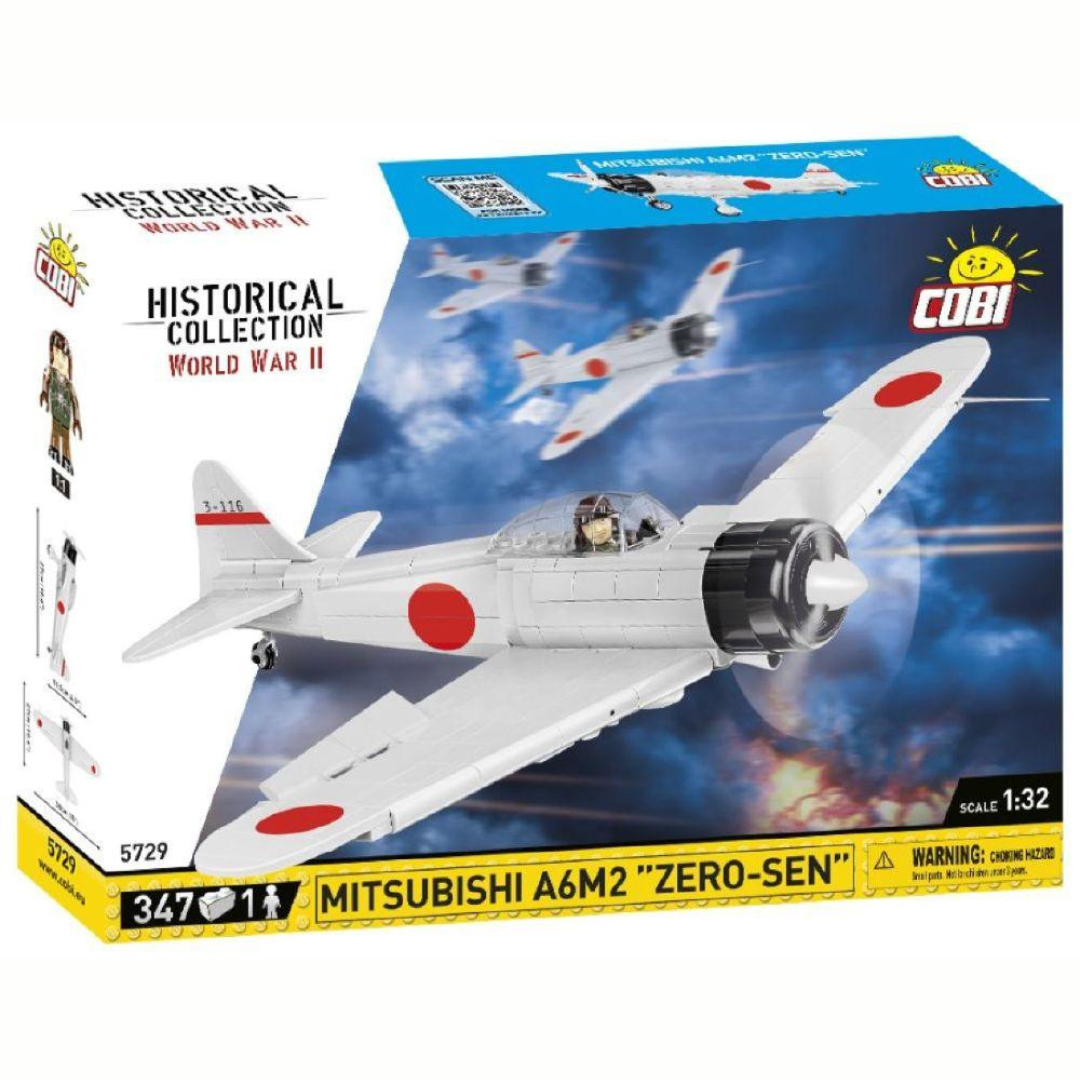 World War 2 – Mitsubishi A6M2 Zero-Sen (347 Piece Kit)