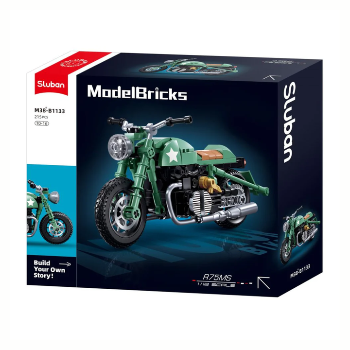 MB MOTOR BIKE R75MS SCALE 1:12 215 PCS