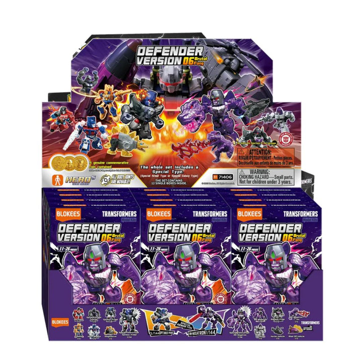 Transformers Defender Version 06 Brutal Fang Full Set of 12