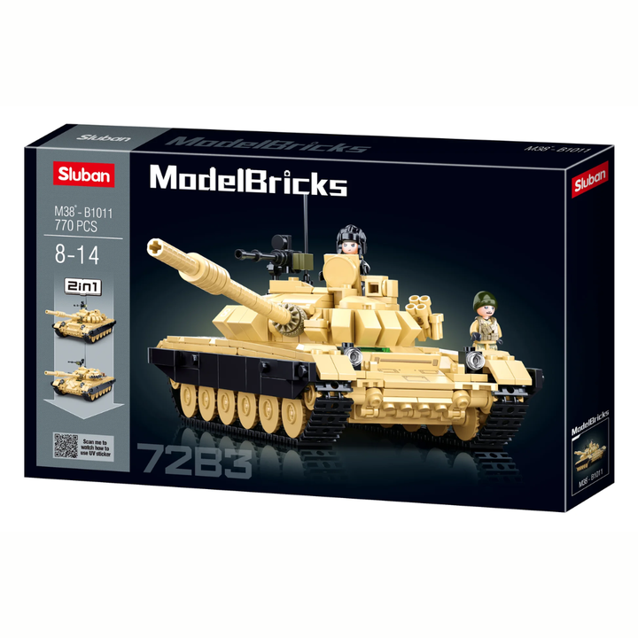 B1011 MB TANK T-7283 (2 IN 1) 770 PCS AGES