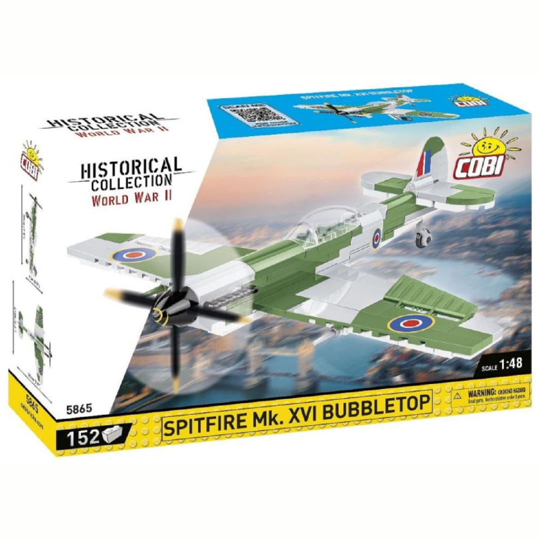 World War 2 – Spitfire Mk. XVI Bubbletop (152 Piece Kit)