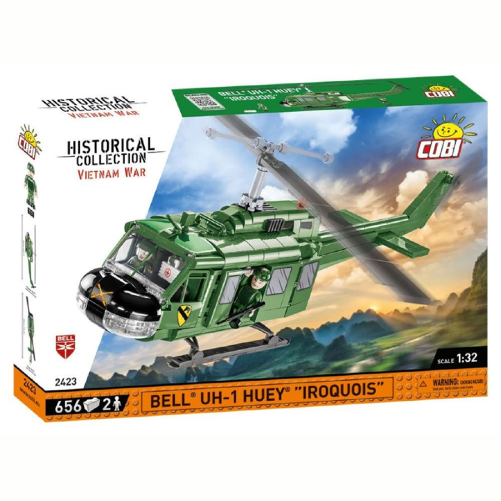 Vietnam War – Bell UH-1 Huey Iroquois (656 Piece Kit)