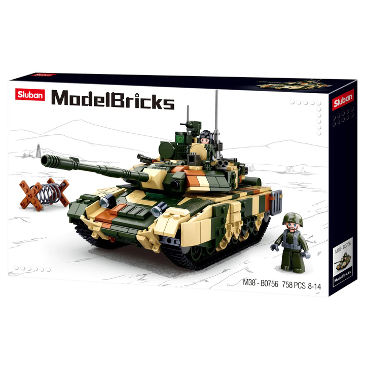 Model Bricks T90MS Battle Tank 758 PCS