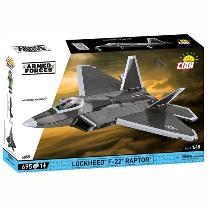 Armed Forces – Lockheed F-22 Raptor (695 Piece Kit)