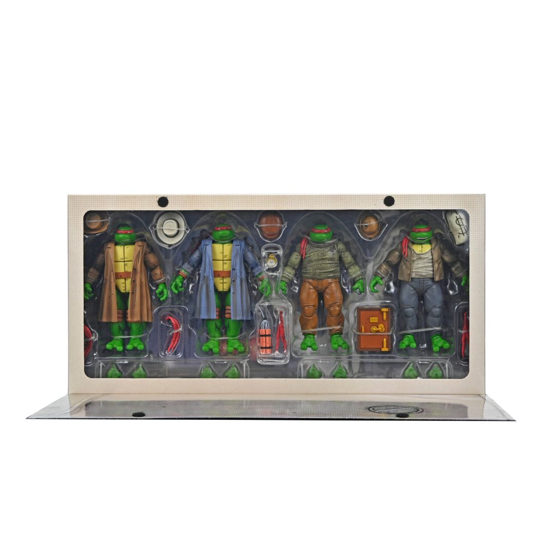 TMNT (MIRAGE COMICS) GANGSTER TURTLES 4-PACK – 7″ SCALE ACTOIN FIGURES