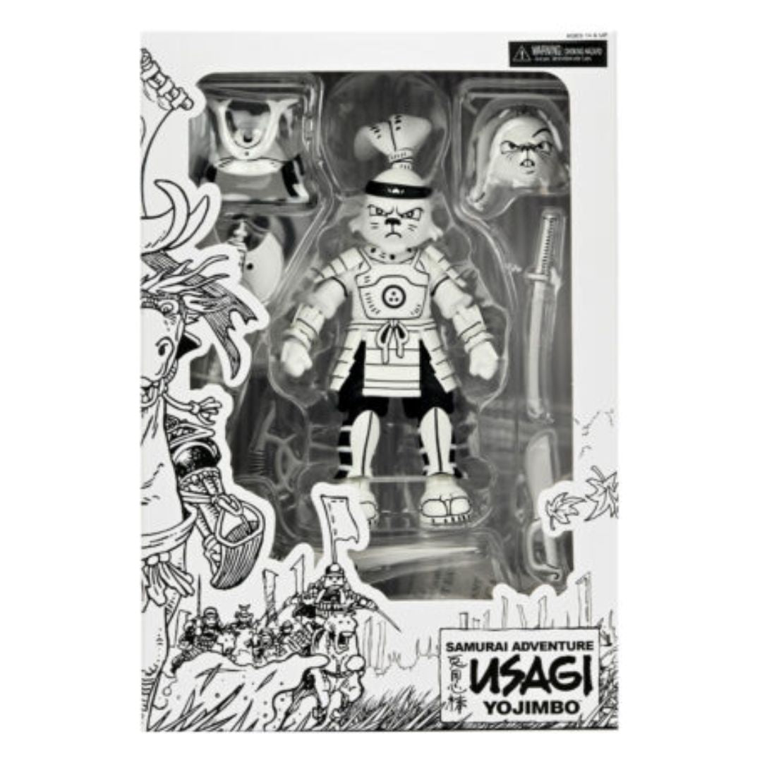 SAMURAI USAGI YOJIMBO BLACK &amp; WHITE – 7″ SCALE ACTION FIGURE
