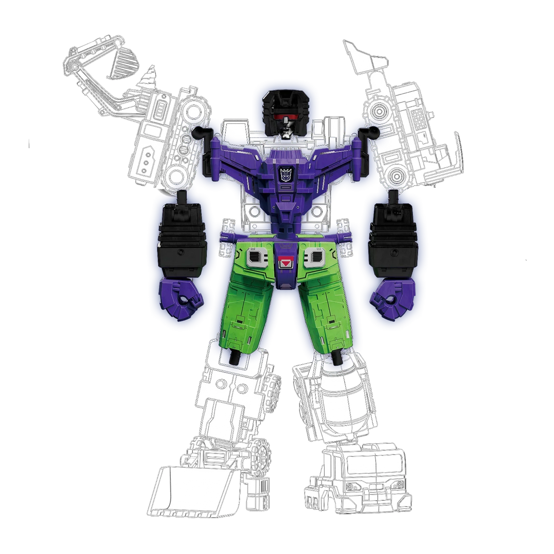 Transformers Defender Version Devastator Kits Combining Accessory