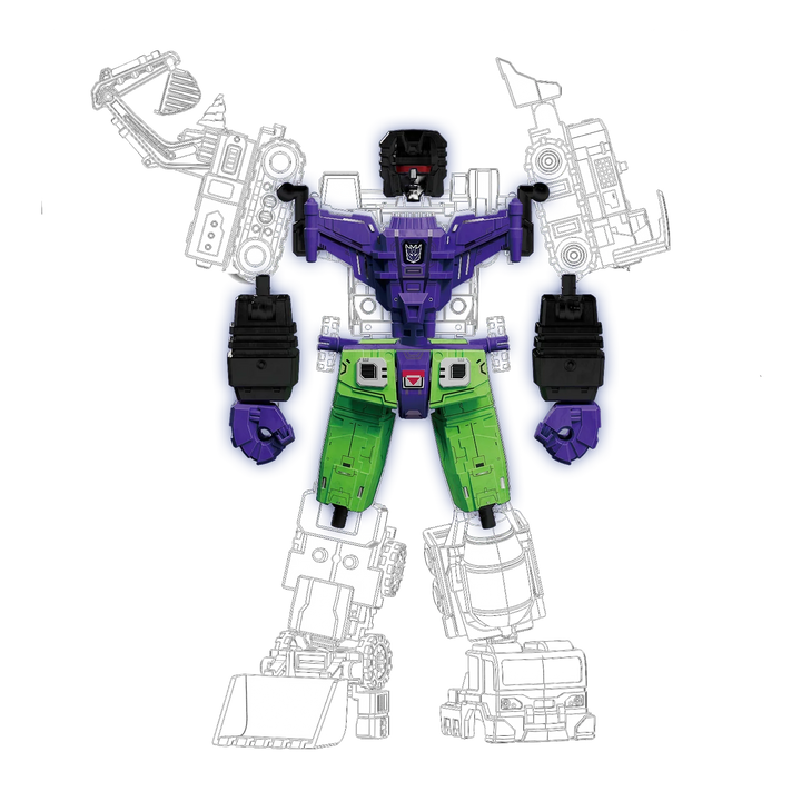 Transformers Defender Version Devastator Kits Combining Accessory