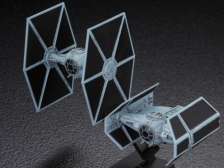 Star Wars Vehicle Model 007 TIE Advanced x1 &amp; TIE Fighter Set