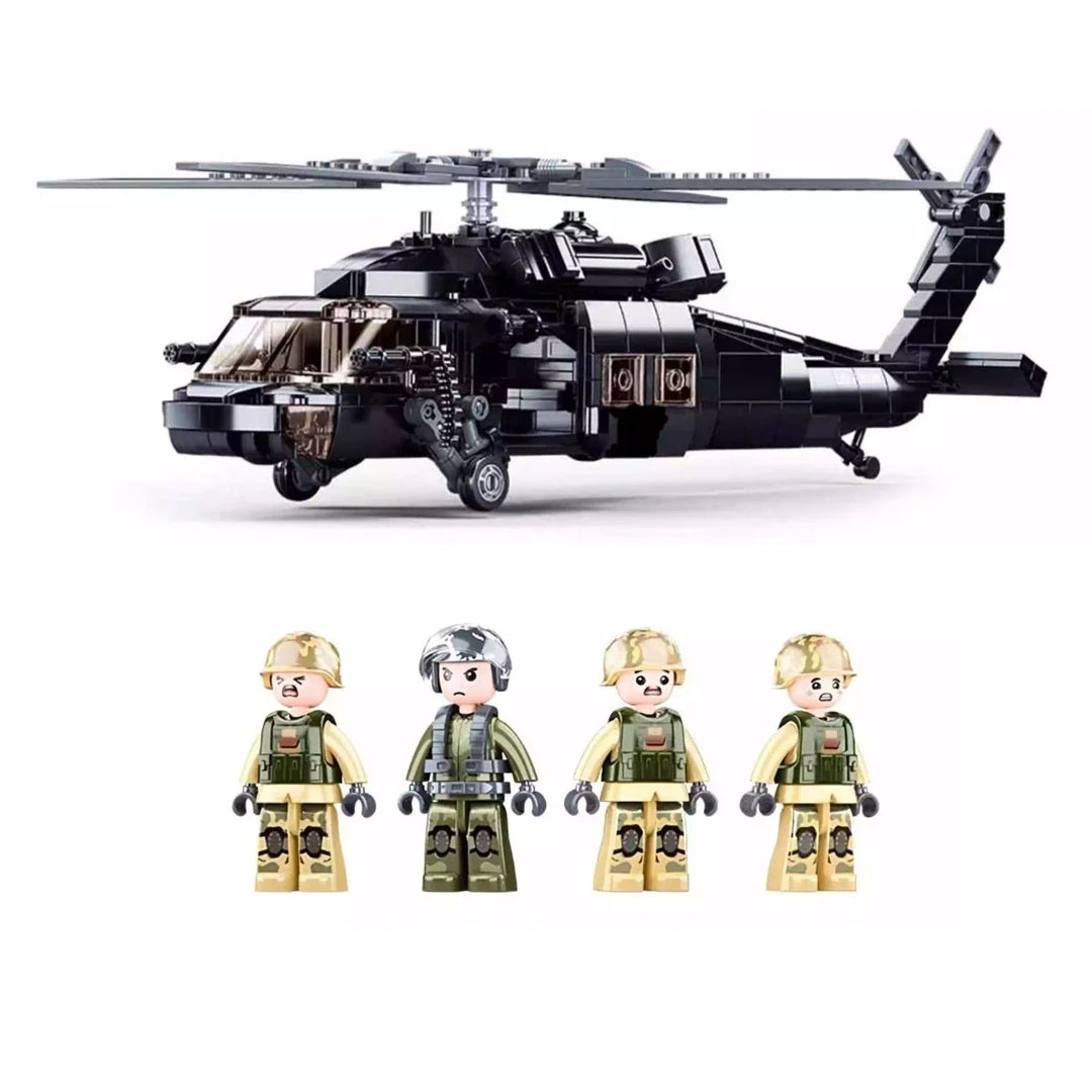 MB HELICOPTER BLACK HAWK 692 PCS