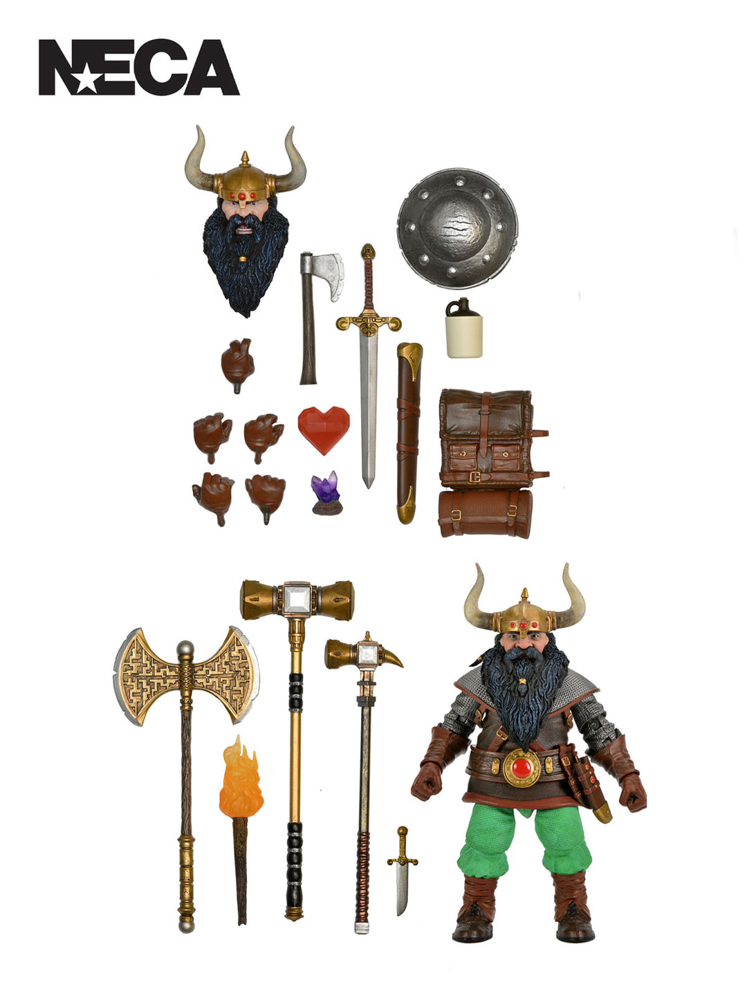 DUNGEONS &amp; DRAGONS- ULTIMATE ELKHORN THE GOOD DWARF FIGHTER