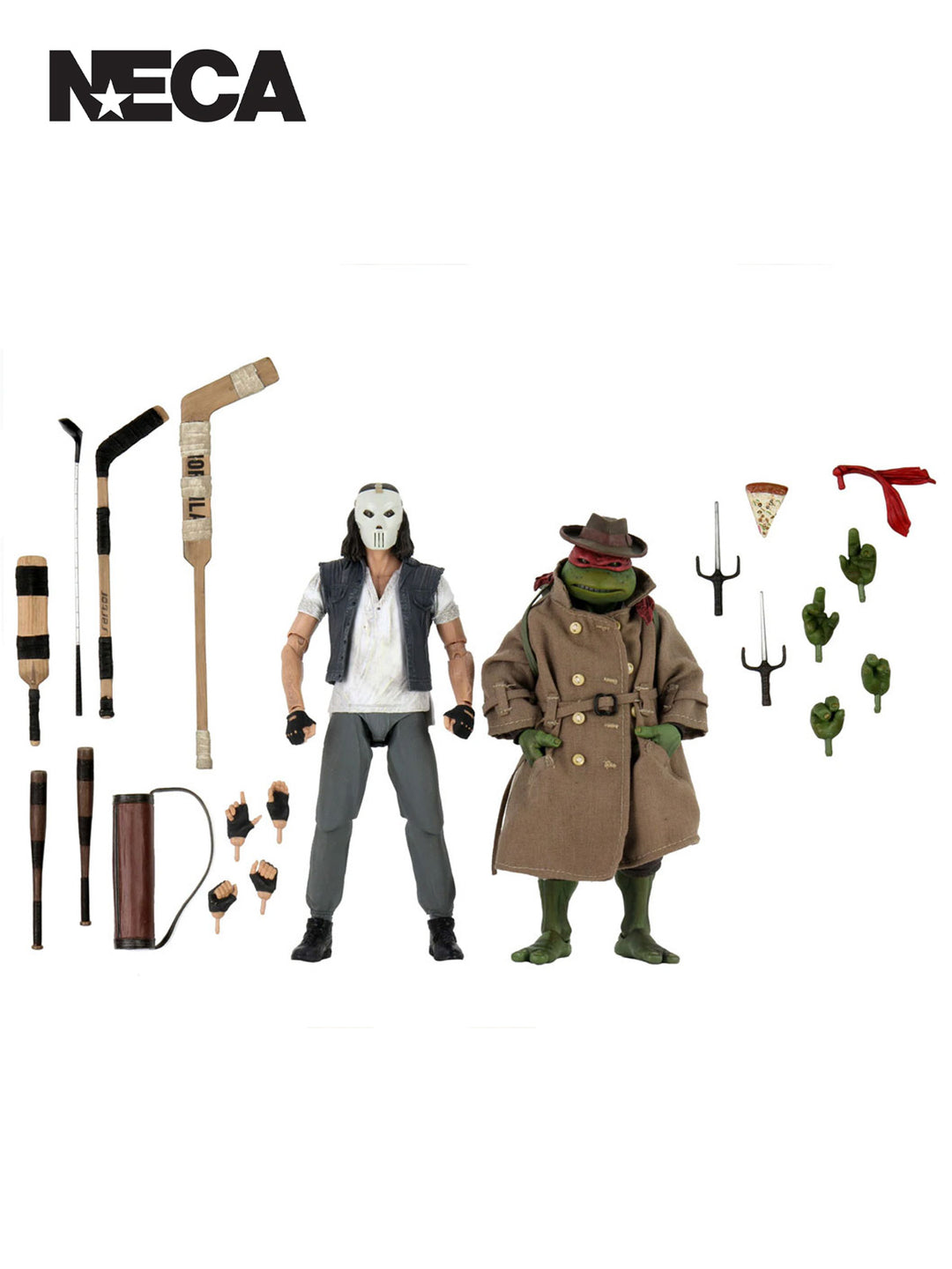 CASEY JONES &amp; RAPHAEL TMNT DISGUISE 2 – 7″ ACTION FIGURE