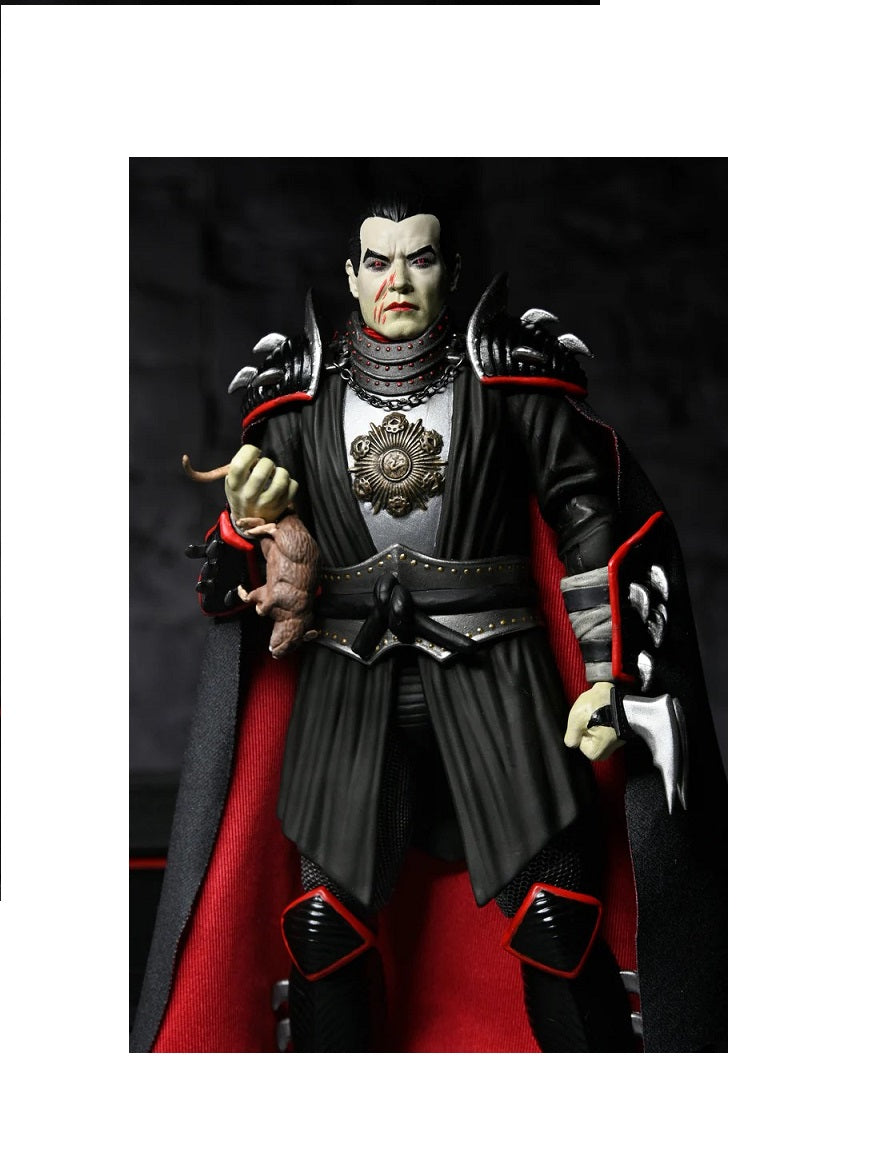 TMNT X UNIVERSAL MONSTERS – SHREDDER AS DRACULA (CLASSIC COLORS) 7″ SCALE ACTION FIGURE