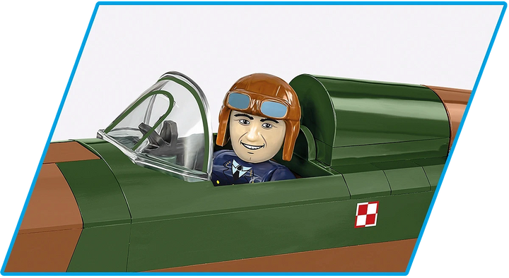 World War 2 – Hawker Hurricane (NO.302) Brick Kit (373 Pieces)