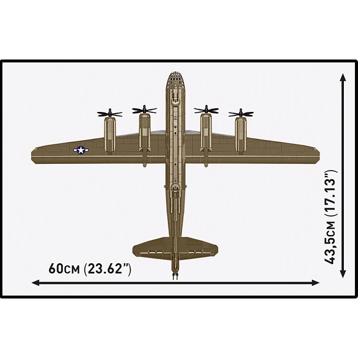 World War 2 – Boeing B-29 Superfortress Brick Kit (1050 Pieces