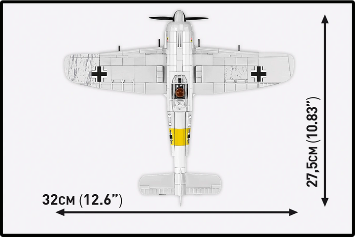 World War 2 – Focke Wulf FW 190 A-4 Brick Kit (365 Pieces)