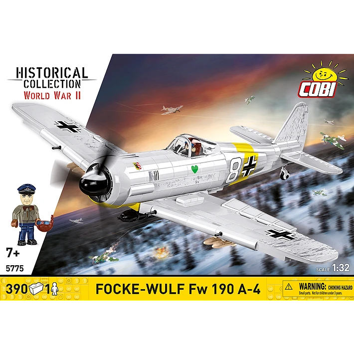 World War 2 – Focke Wulf FW 190 A-4 Brick Kit (365 Pieces)