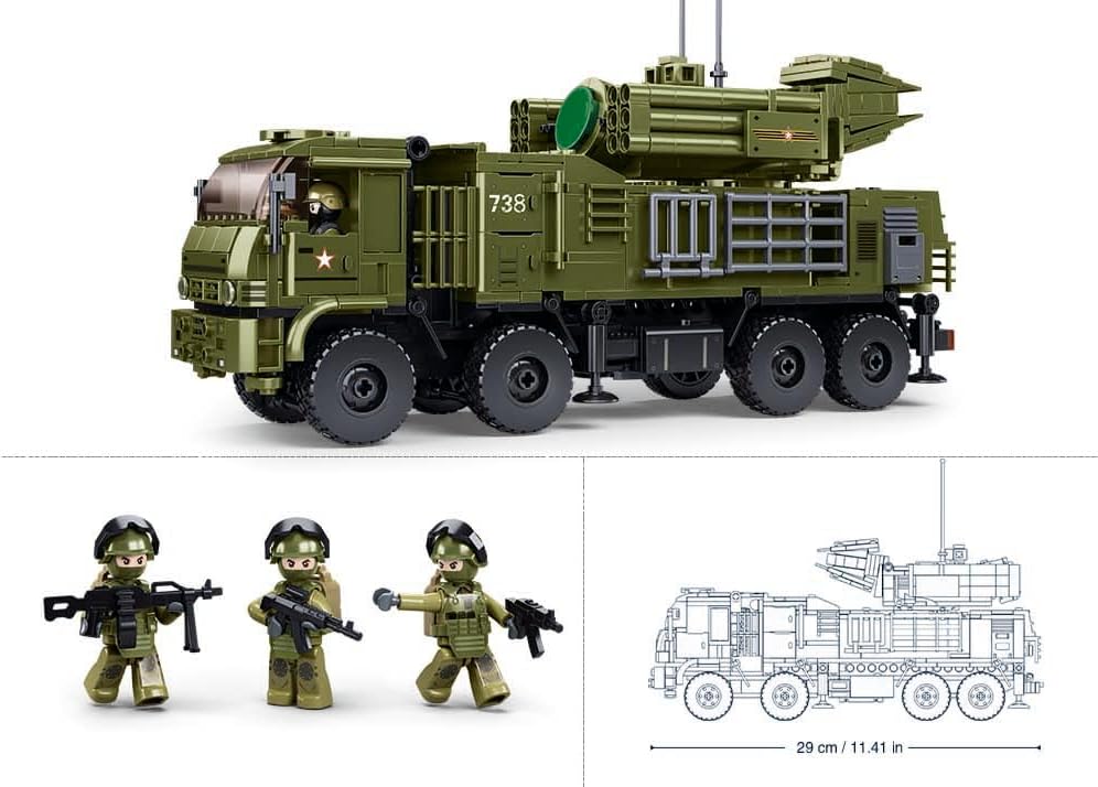 B1252 PANTSIR-S1S 669 Pcs