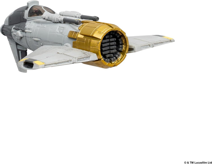 Star Wars Micro Galaxy Squadron Fiend Fighter - Seatos - 5 inch Vehicle and Figure Set