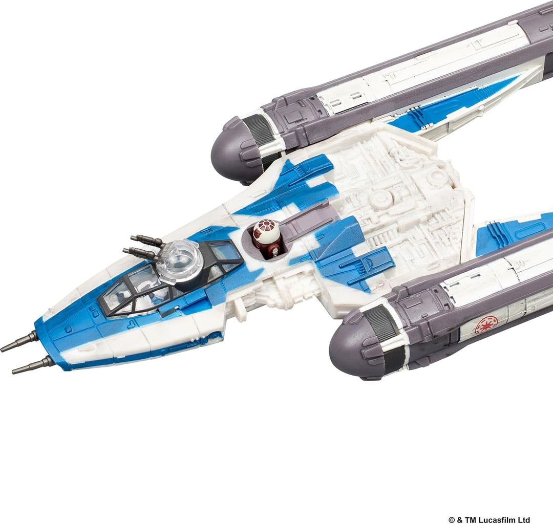 Star Wars Micro Galaxy Squadron BTL-B Y-Wing Starfighter 5 inch Vehicle and Figure Set