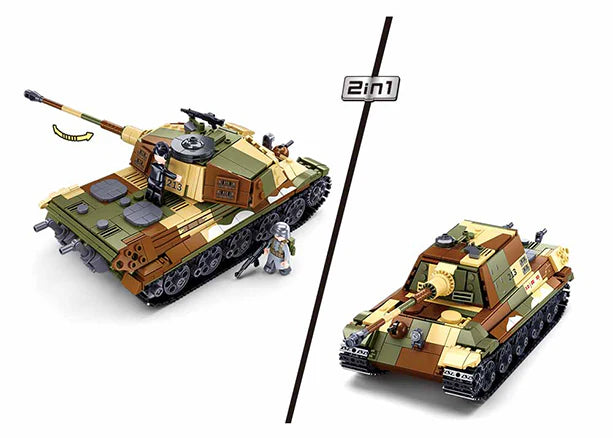 ARMY BATTLE OF BUDAPEST - THE KING TIGER HEAVY TANK 930 PCS