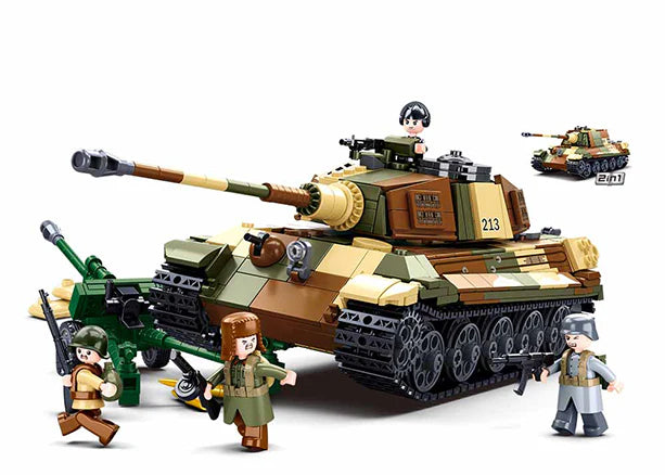 ARMY BATTLE OF BUDAPEST - THE KING TIGER HEAVY TANK 930 PCS