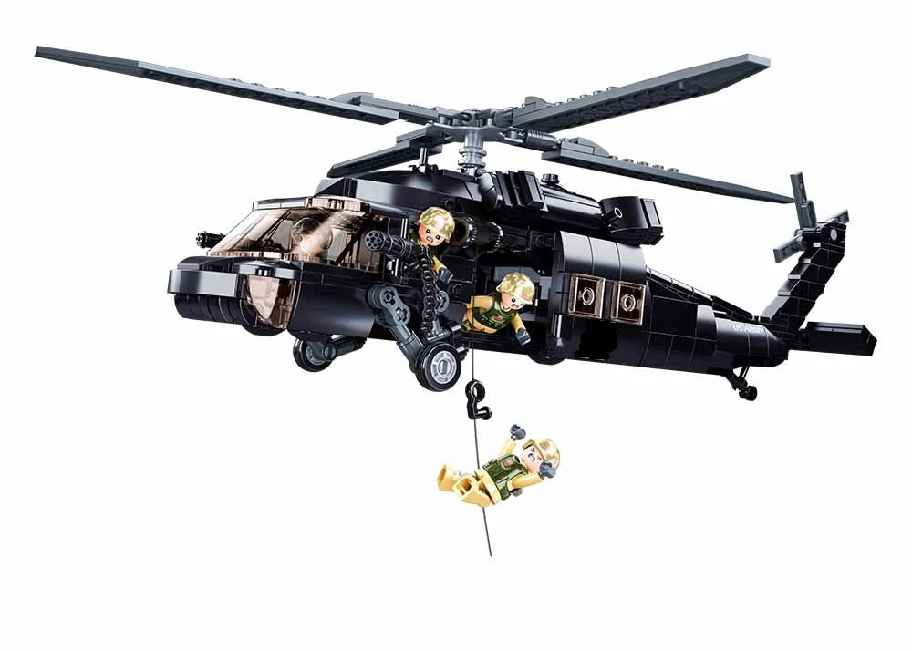 MB HELICOPTER BLACK HAWK 692 PCS