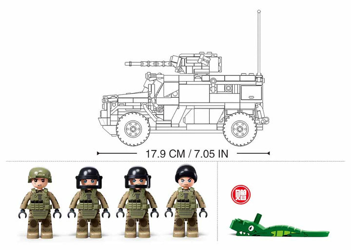 Typhoon BVMS Assault Vehicle 519 pcs