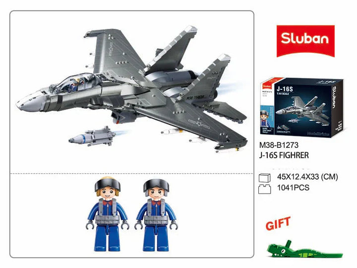 MB J16 FIGHTER SCALE 1:44 1041 PCS