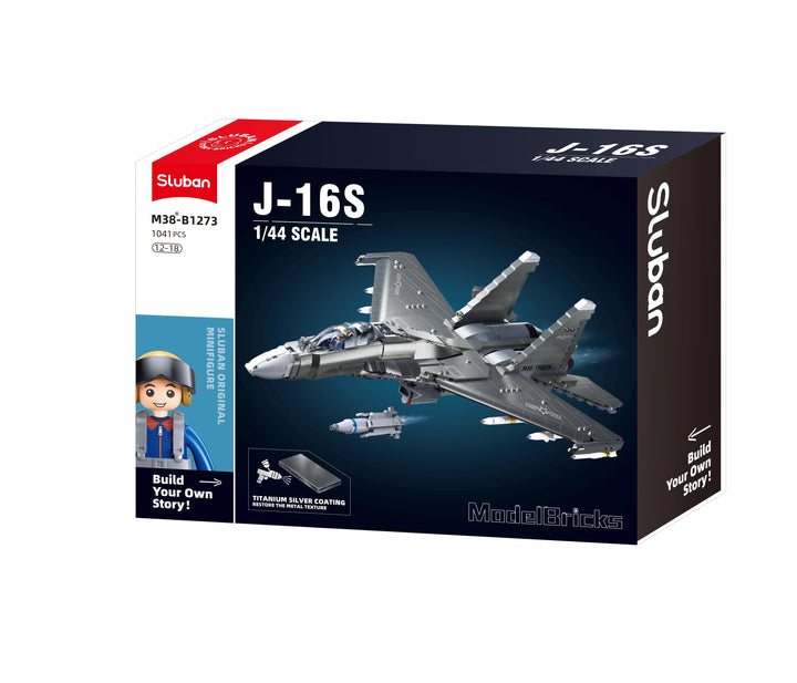 MB J16 FIGHTER SCALE 1:44 1041 PCS