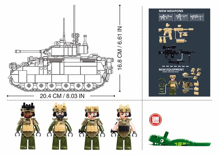 M1A2 Tusk 2S 988 PCS
