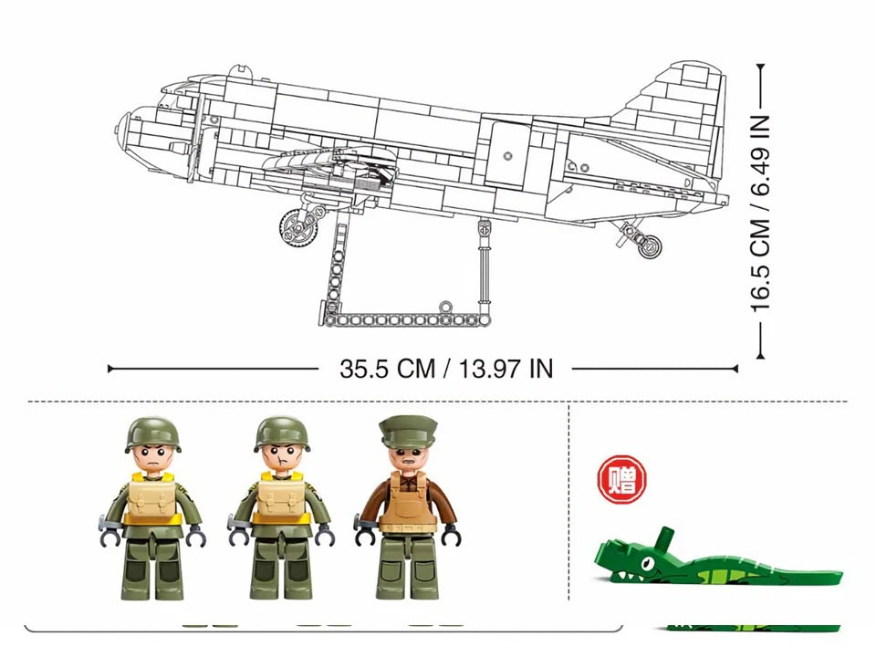 C-47-S AIRTRAIN 1015 Pcs