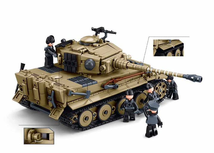 Sluban - Tiger Tank Scale 1:35 941 Pcs