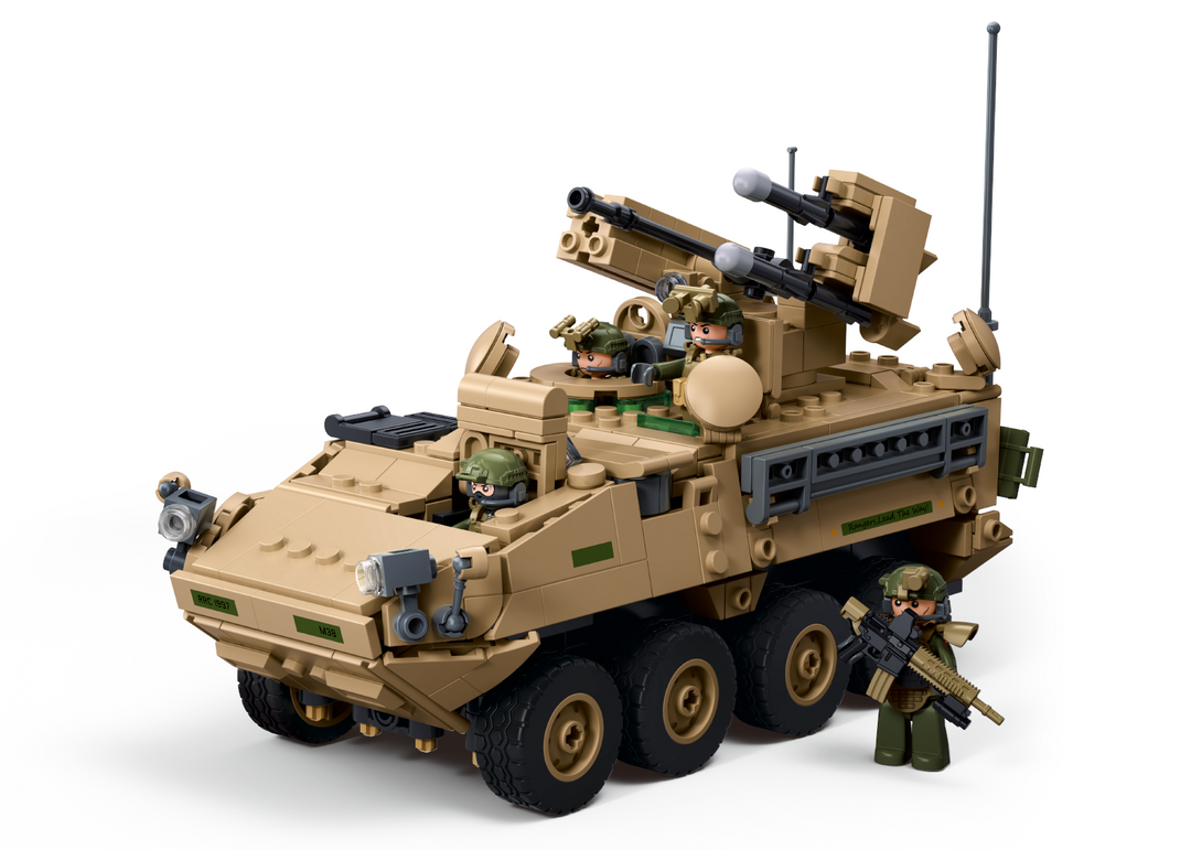 MB M1126 STRYKER IFV(1 KIT-3 BUILDS) SCALE 1:35 751 PCS