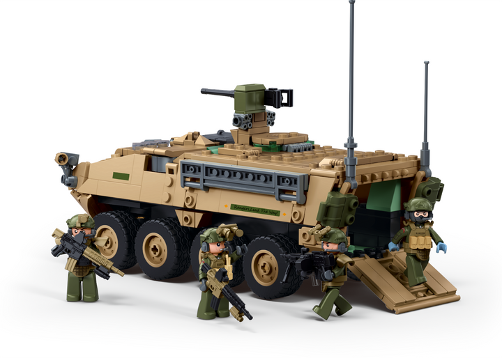 MB M1126 STRYKER IFV(1 KIT-3 BUILDS) SCALE 1:35 751 PCS