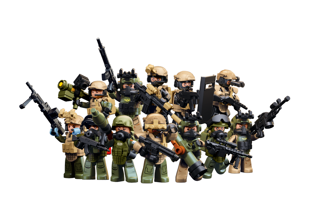 MODERN MILITARY IN MINI FIGURES BLIND PACKS