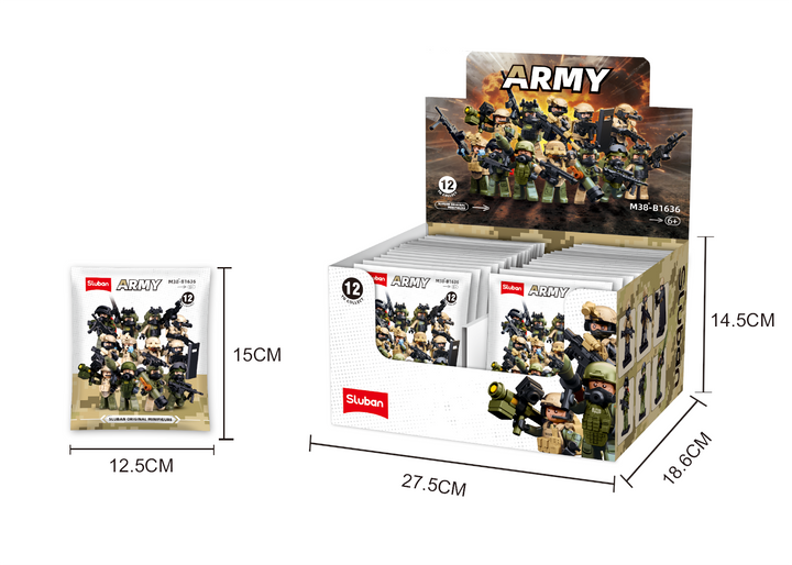 MODERN MILITARY IN MINI FIGURES BLIND PACKS