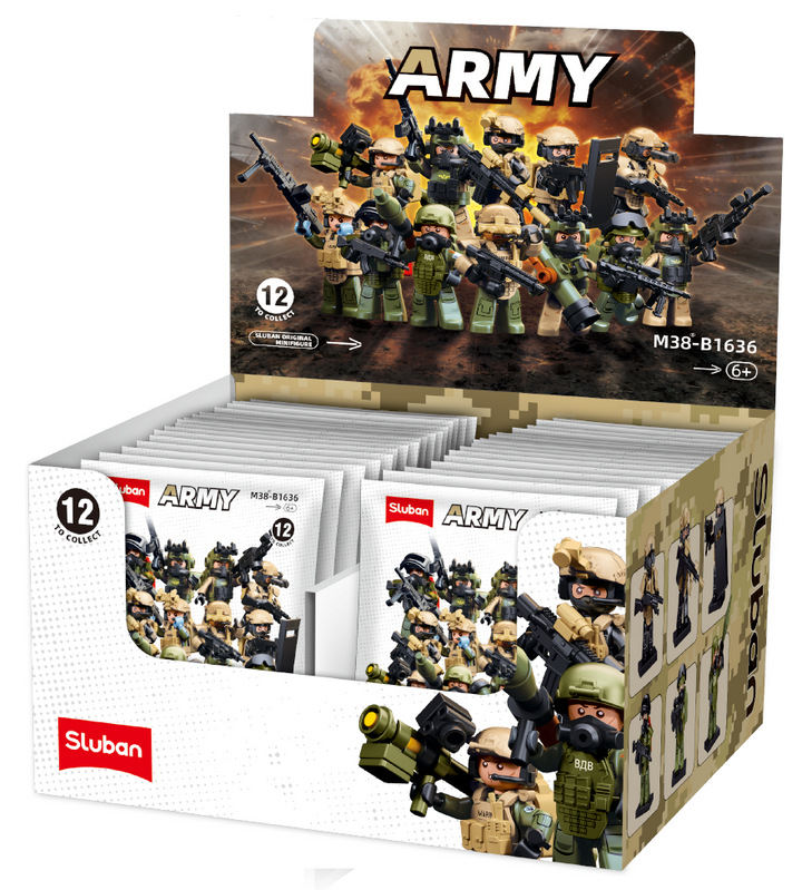 MODERN MILITARY IN MINI FIGURES BLIND PACKS
