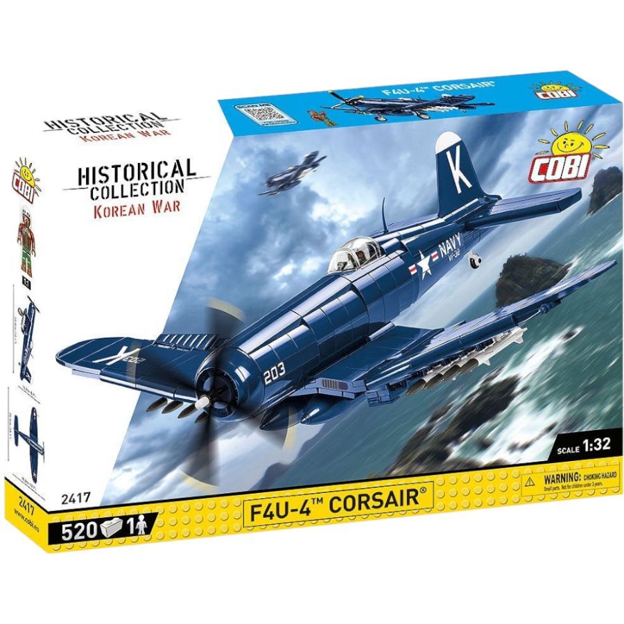Korean War – Vought F4U-4 Corsair (520 Piece Kit)
