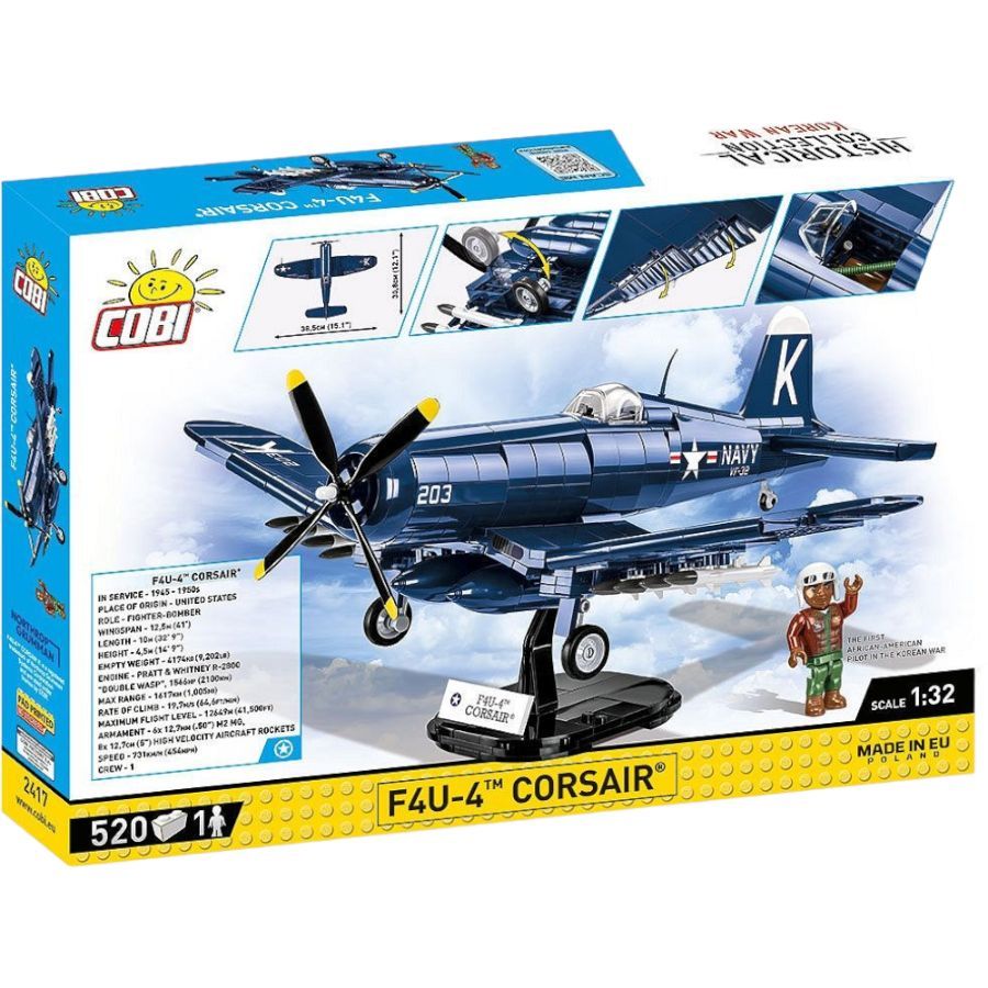Korean War – Vought F4U-4 Corsair (520 Piece Kit)