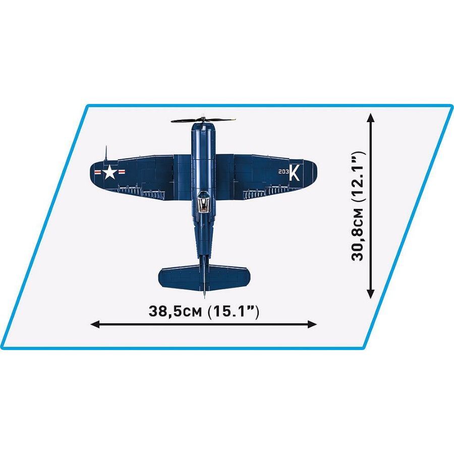 Korean War – Vought F4U-4 Corsair (520 Piece Kit)