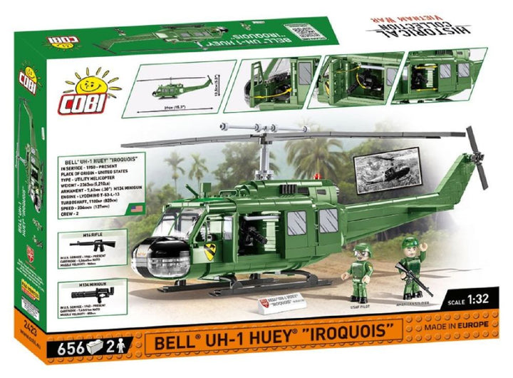 Vietnam War – Bell UH-1 Huey Iroquois (656 Piece Kit)