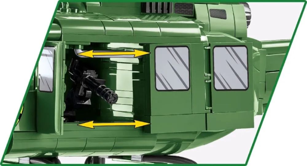Vietnam War – Bell UH-1 Huey Iroquois (656 Piece Kit)