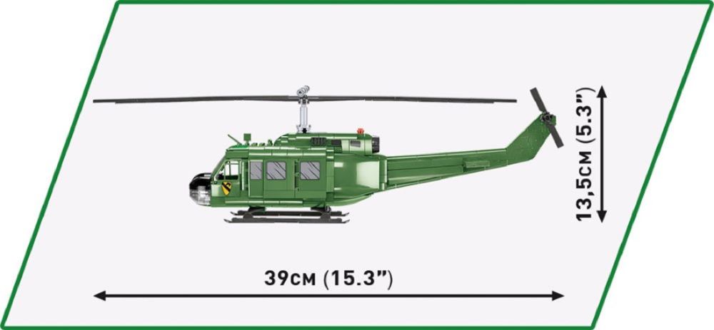 Vietnam War – Bell UH-1 Huey Iroquois (656 Piece Kit)