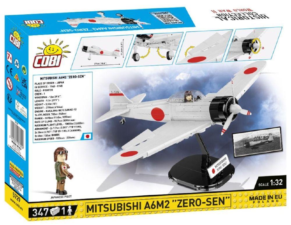 World War 2 – Mitsubishi A6M2 Zero-Sen (347 Piece Kit)