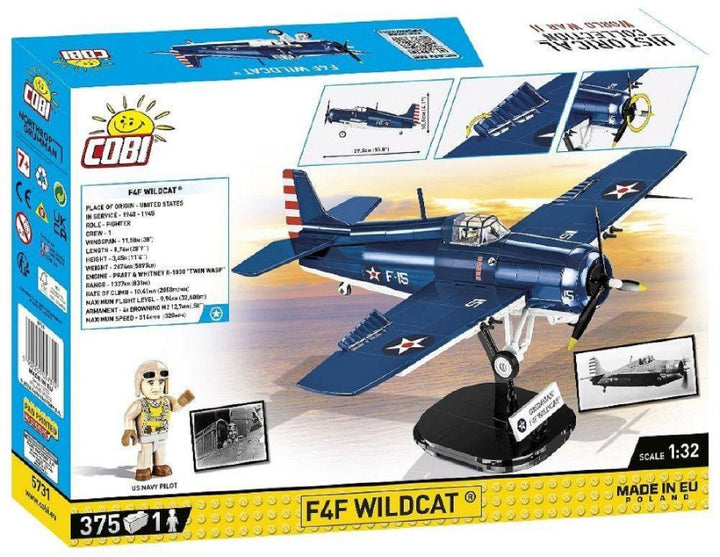 World War 2 – F4F Wildcat (Northrop Grumman) (375 Piece Kit)