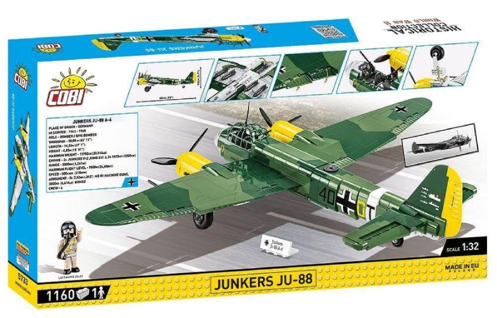 World War 2 – Junkers Ju-88 (1160 Piece Kit)